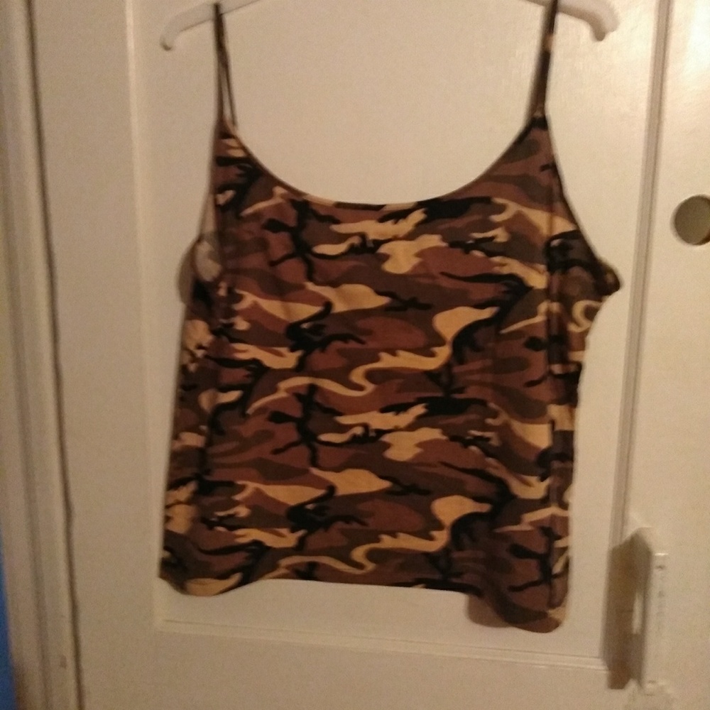 New Camouflaged tank top 3X